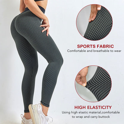 Comfy Women's Butt Lifting Workout Tights Plus Size Sports High Waist Yoga Pants