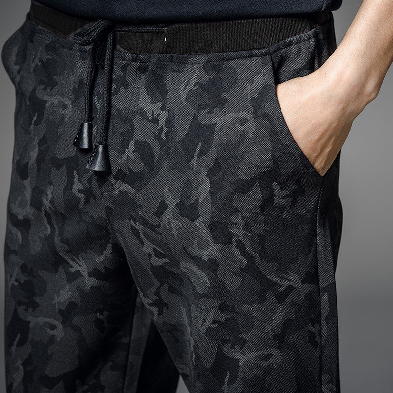 Cute Men's Urban Streetwear Camouflage Pants