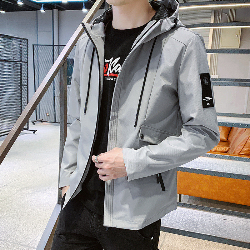 Cute Trendy Hooded Casual Jacket For Men 2023