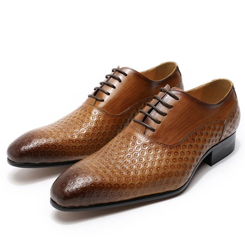 Men's British Style Handmade Leather Shoes