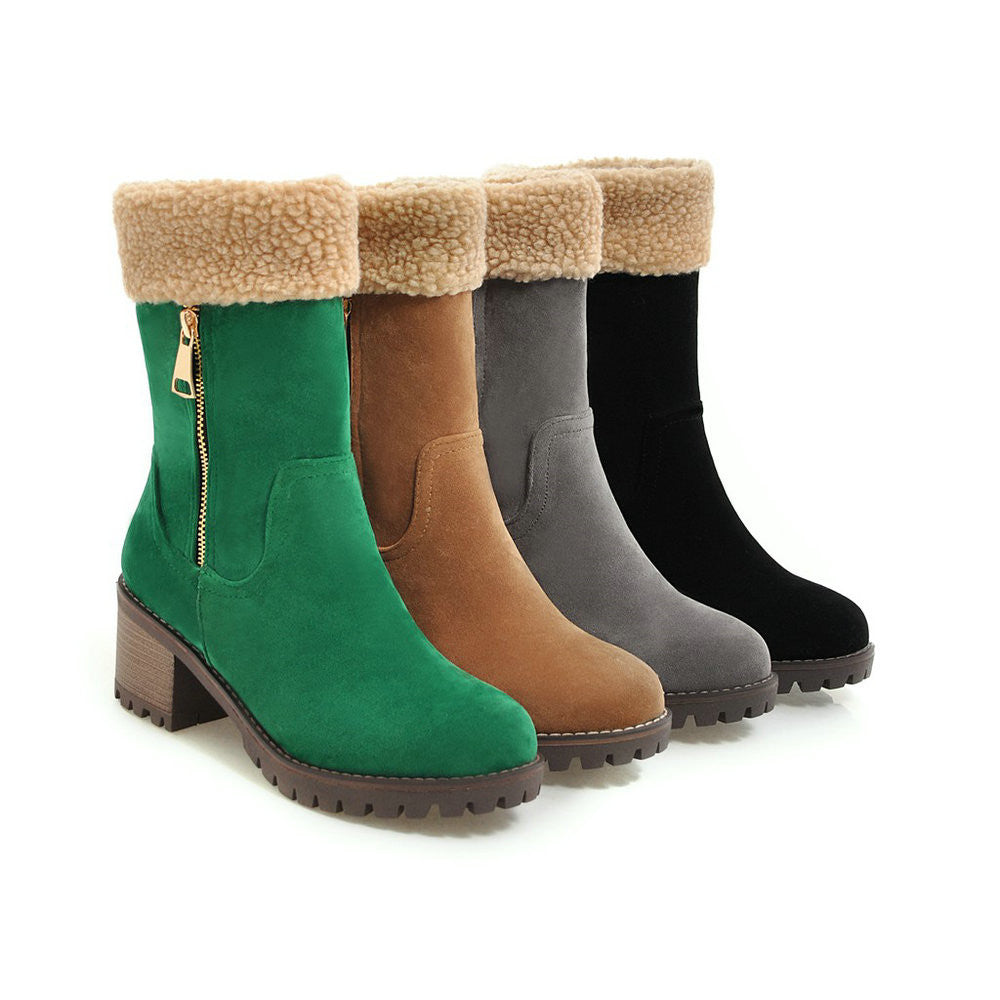 Elegant Women's Urban Trending Winter Snow boots