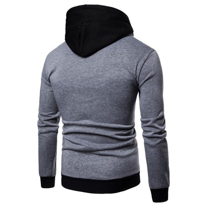 Elegant Men's Warm Hoodie Jacket Autumn Spring Winter Male Zipper