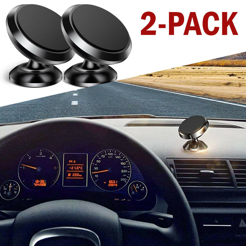 Super Magnetic Car Mount 360 Degree Dashboard Holder For Cell Phone Universal