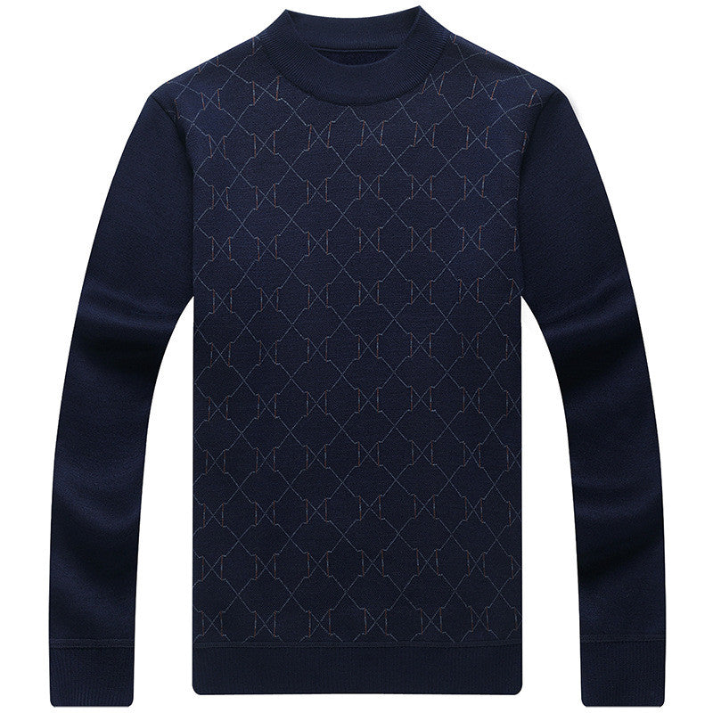 Cute Men's Long Sleeve T-shirt Autumn Winter Sweater