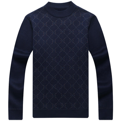 Cute Men's Long Sleeve T-shirt Autumn Winter Sweater