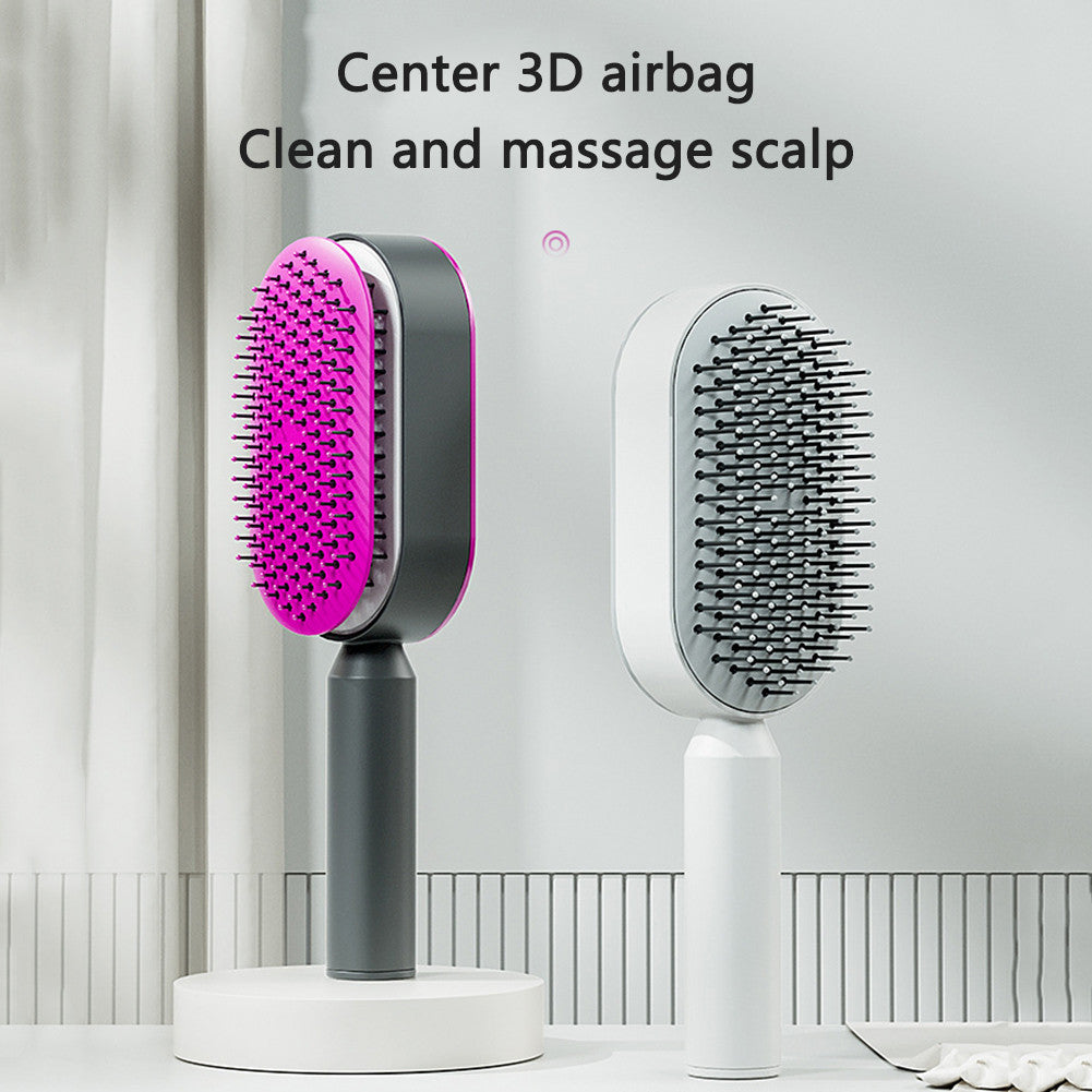 Hair Brush For Women One-key Cleaning Hair Loss Airbag Scalp Comb Hairbrush