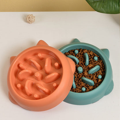 Pet Dog Cat Slow Feeder Bowls Anti Choking Slow Feeder Bowl