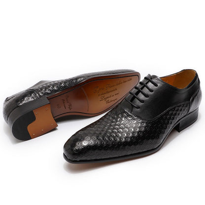 Men's British Style Handmade Leather Shoes