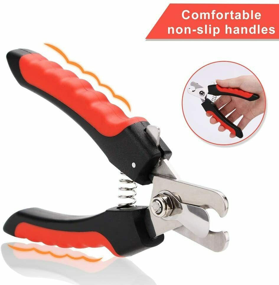 Dog Clippers Nail Trimmer With Safety Guard Razor Pet Grooming