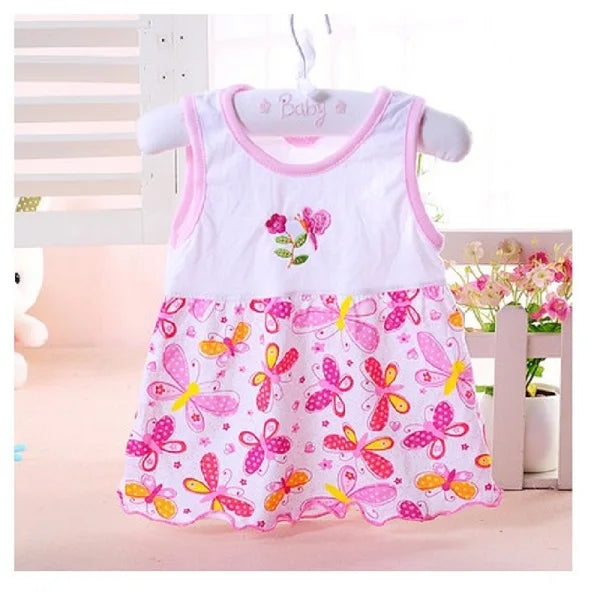 Baby Girls Dress Baby girl summer clothes Baby Dress Princess 0-2years Cotton Clothing Dress Girls Clothes Low Price 8