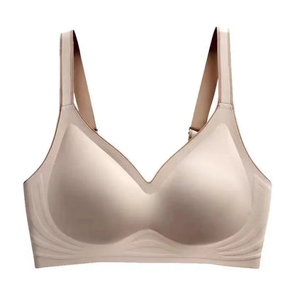 plus size women's underwear seamless sexy no steel ring bra push-ups comfortable close-fitting shockproof color CHINA