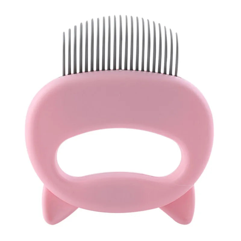 Cat Brush Pet Massage Brush Shell Shaped Handle Pet Grooming Massage Tool To Remove Loose Hairs Only For Cats Pet accessories