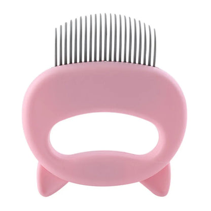 Cat Brush Pet Massage Brush Shell Shaped Handle Pet Grooming Massage Tool To Remove Loose Hairs Only For Cats Pet accessories