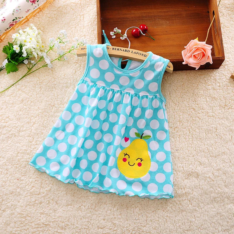 Baby Girls Dress Baby girl summer clothes Baby Dress Princess 0-2years Cotton Clothing Dress Girls Clothes Low Price 12