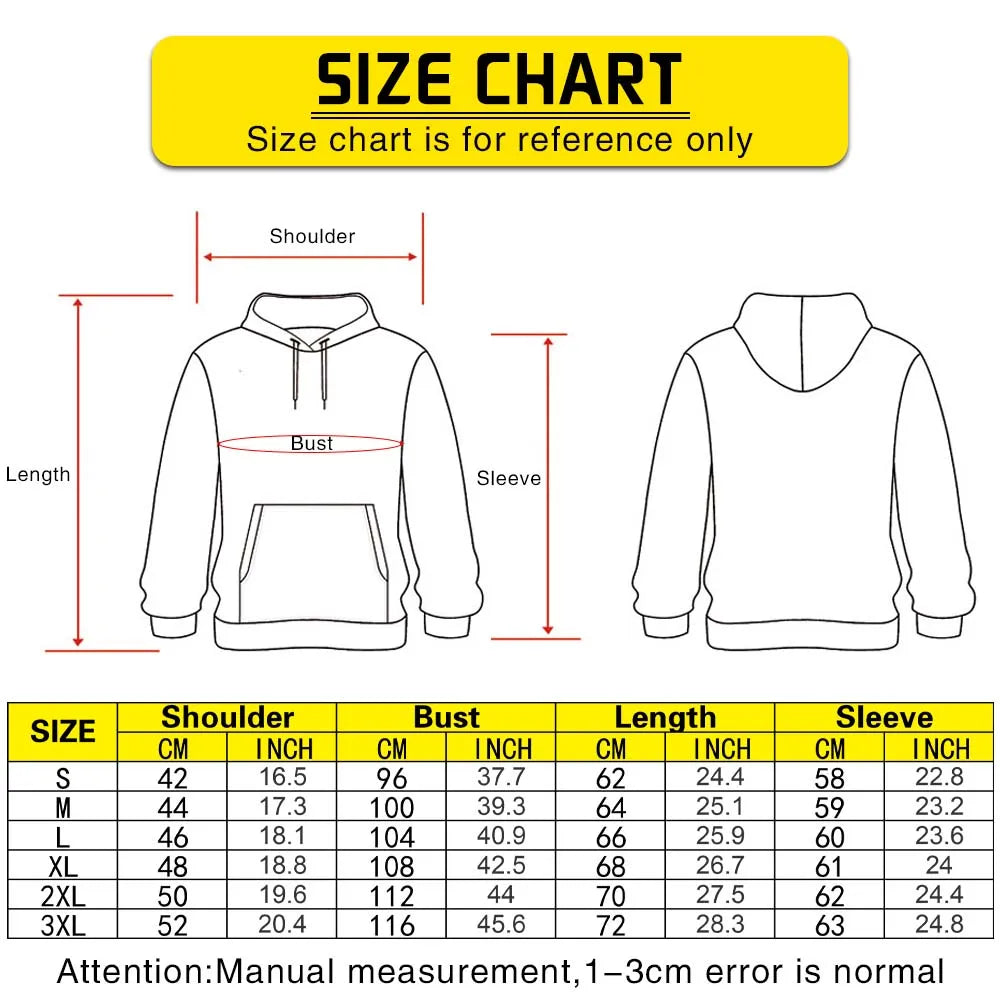 Women's Fashion Hoodie Loose Oversized Long Sleeve Sweatshirts Black Love Footprint Printed Clothing Ladies Harajuku Pullover