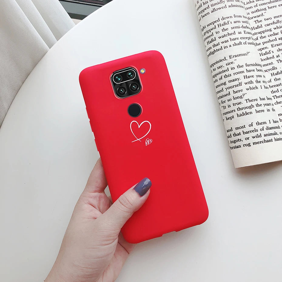 Case For Xiaomi Redmi Note 9 Case Soft TPU Silicon Cover Xiaomi Xiomi Redmi Note 9 Note9 RedmiNote9 phone back Cases Cover Funda Red 1 Xiaomi Redmi Note 9