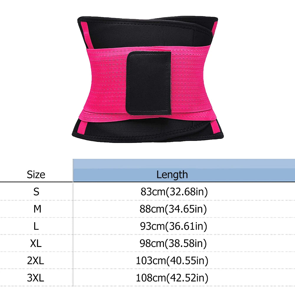 Waist Trainer Sweat Belt for Women Weight Loss Tummy Body Shaper Girdle Breathable Shapewear Fitness Waist Modeling Strap