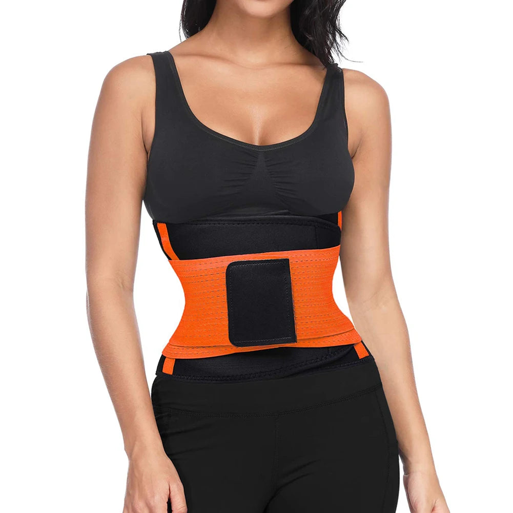 Waist Trainer Sweat Belt for Women Weight Loss Tummy Body Shaper Girdle Breathable Shapewear Fitness Waist Modeling Strap