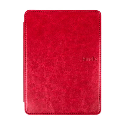 For Kindle 4 5 Case, Slim Cover for Kindle 5 Auto Sleep Leather Funda for Kindle 4 2012 Ereader Protective Shell Red