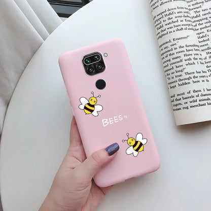 Case For Xiaomi Redmi Note 9 Case Soft TPU Silicon Cover Xiaomi Xiomi Redmi Note 9 Note9 RedmiNote9 phone back Cases Cover Funda Pink 3 Xiaomi Redmi Note 9