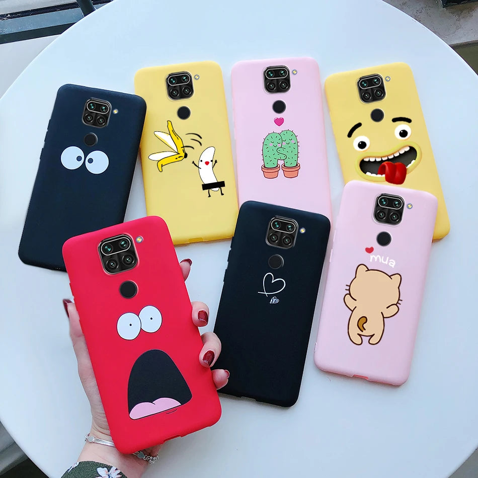 Case For Xiaomi Redmi Note 9 Case Soft TPU Silicon Cover Xiaomi Xiomi Redmi Note 9 Note9 RedmiNote9 phone back Cases Cover Funda