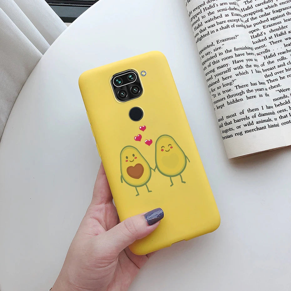 Case For Xiaomi Redmi Note 9 Case Soft TPU Silicon Cover Xiaomi Xiomi Redmi Note 9 Note9 RedmiNote9 phone back Cases Cover Funda Yellow 3 Xiaomi Redmi Note 9