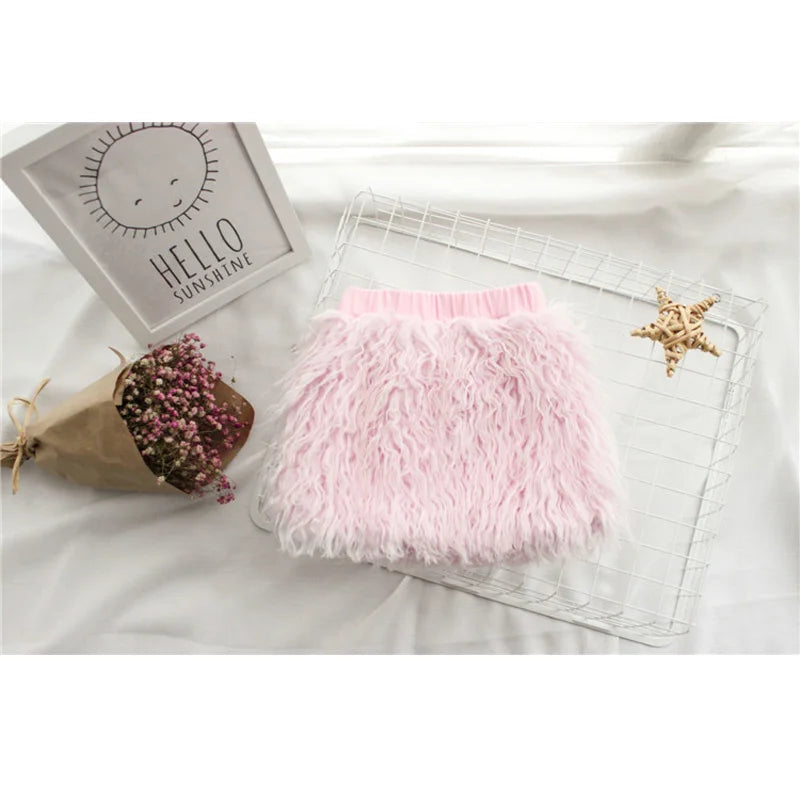 2020 Spring/Autumn Pink Plush Princess Baby Girl Tutu Skirts Kids Toddler Girl Tulle Skirts For Children Gonna Tulle Bambina