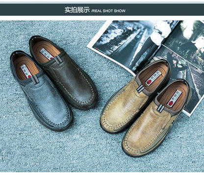 Men Casual Shoes Loafers Sneakers 2022 New Fashion Handmade Retro Leisure Loafers Shoes Zapatos Casuales Hombres Men Shoes