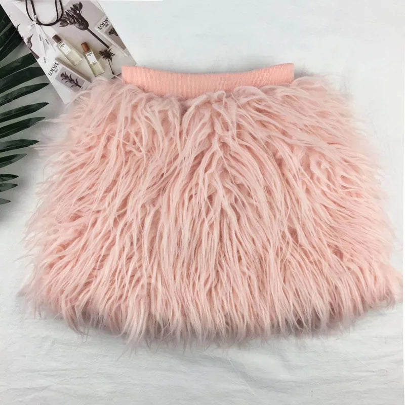 2020 Spring/Autumn Pink Plush Princess Baby Girl Tutu Skirts Kids Toddler Girl Tulle Skirts For Children Gonna Tulle Bambina As picture 1