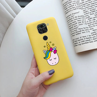 Case For Xiaomi Redmi Note 9 Case Soft TPU Silicon Cover Xiaomi Xiomi Redmi Note 9 Note9 RedmiNote9 phone back Cases Cover Funda Yellow 1 Xiaomi Redmi Note 9