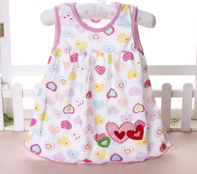 Baby Girls Dress Baby girl summer clothes Baby Dress Princess 0-2years Cotton Clothing Dress Girls Clothes Low Price 10