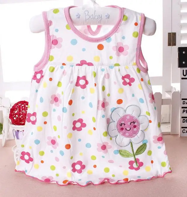 Baby Girls Dress Baby girl summer clothes Baby Dress Princess 0-2years Cotton Clothing Dress Girls Clothes Low Price 14