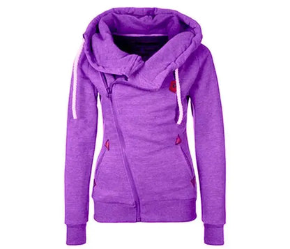 Casual Women Hoodies Autumn Winter Women Zipper Hoodies Thick Thicken hoody Women Sweatshirt Hoodies