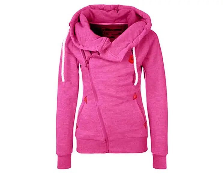 Casual Women Hoodies Autumn Winter Women Zipper Hoodies Thick Thicken hoody Women Sweatshirt Hoodies