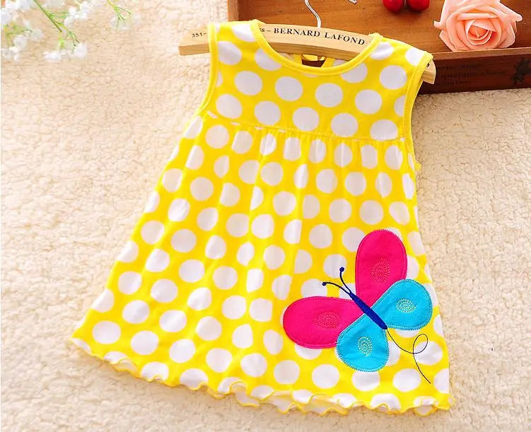 Baby Girls Dress Baby girl summer clothes Baby Dress Princess 0-2years Cotton Clothing Dress Girls Clothes Low Price 2