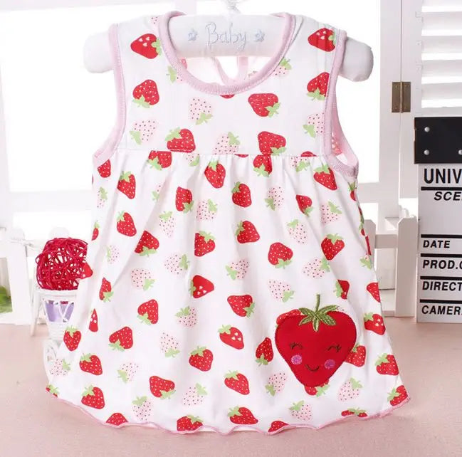 Baby Girls Dress Baby girl summer clothes Baby Dress Princess 0-2years Cotton Clothing Dress Girls Clothes Low Price 6