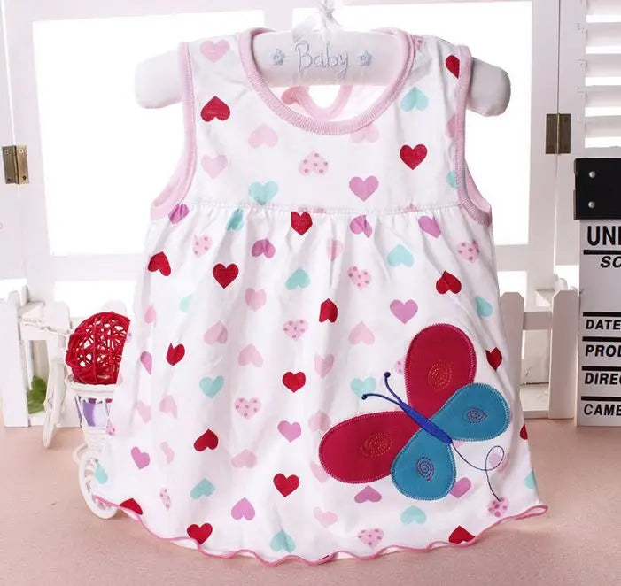 Baby Girls Dress Baby girl summer clothes Baby Dress Princess 0-2years Cotton Clothing Dress Girls Clothes Low Price 11