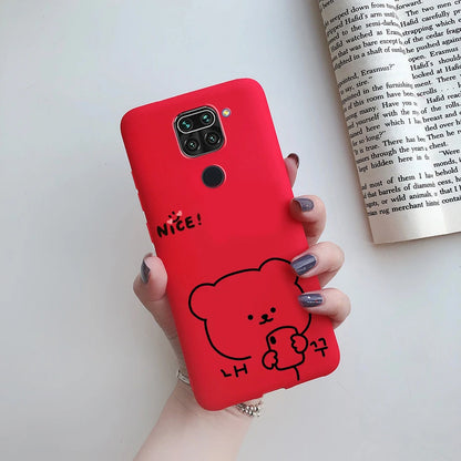 Case For Xiaomi Redmi Note 9 Case Soft TPU Silicon Cover Xiaomi Xiomi Redmi Note 9 Note9 RedmiNote9 phone back Cases Cover Funda Rose Xiaomi Redmi Note 9