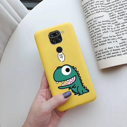 Case For Xiaomi Redmi Note 9 Case Soft TPU Silicon Cover Xiaomi Xiomi Redmi Note 9 Note9 RedmiNote9 phone back Cases Cover Funda dark khaki Xiaomi Redmi Note 9