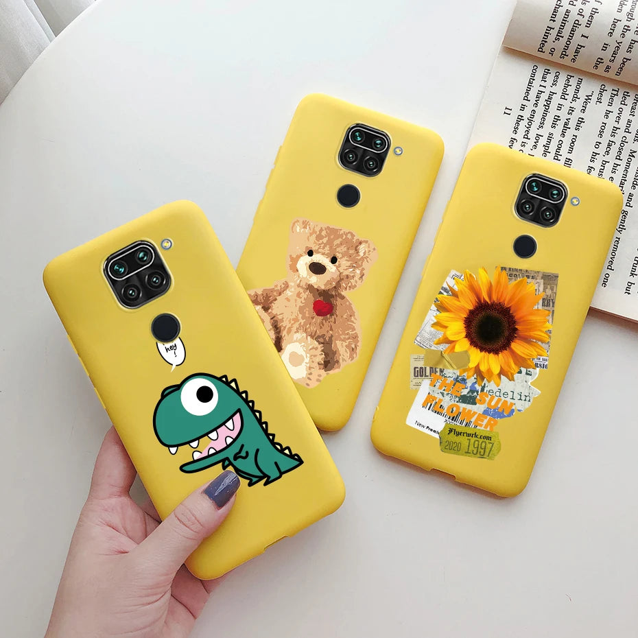 Case For Xiaomi Redmi Note 9 Case Soft TPU Silicon Cover Xiaomi Xiomi Redmi Note 9 Note9 RedmiNote9 phone back Cases Cover Funda