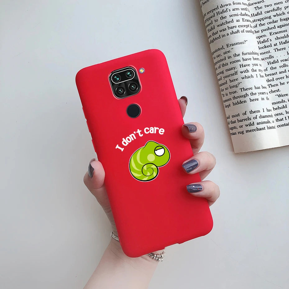 Case For Xiaomi Redmi Note 9 Case Soft TPU Silicon Cover Xiaomi Xiomi Redmi Note 9 Note9 RedmiNote9 phone back Cases Cover Funda Red Xiaomi Redmi Note 9