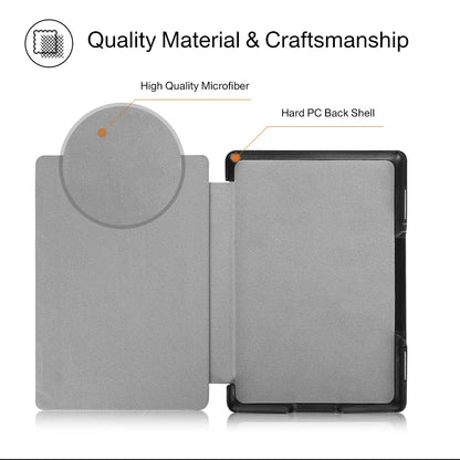 For Kindle 4 5 Case, Slim Cover for Kindle 5 Auto Sleep Leather Funda for Kindle 4 2012 Ereader Protective Shell