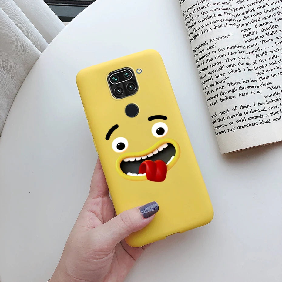 Case For Xiaomi Redmi Note 9 Case Soft TPU Silicon Cover Xiaomi Xiomi Redmi Note 9 Note9 RedmiNote9 phone back Cases Cover Funda Yellow 2 Xiaomi Redmi Note 9