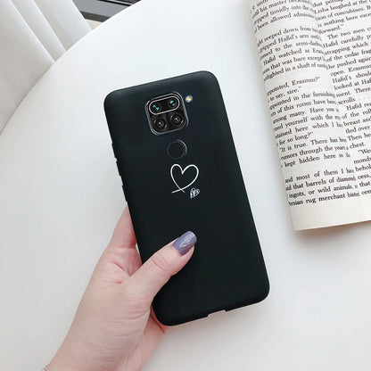 Case For Xiaomi Redmi Note 9 Case Soft TPU Silicon Cover Xiaomi Xiomi Redmi Note 9 Note9 RedmiNote9 phone back Cases Cover Funda Black Xiaomi Redmi Note 9