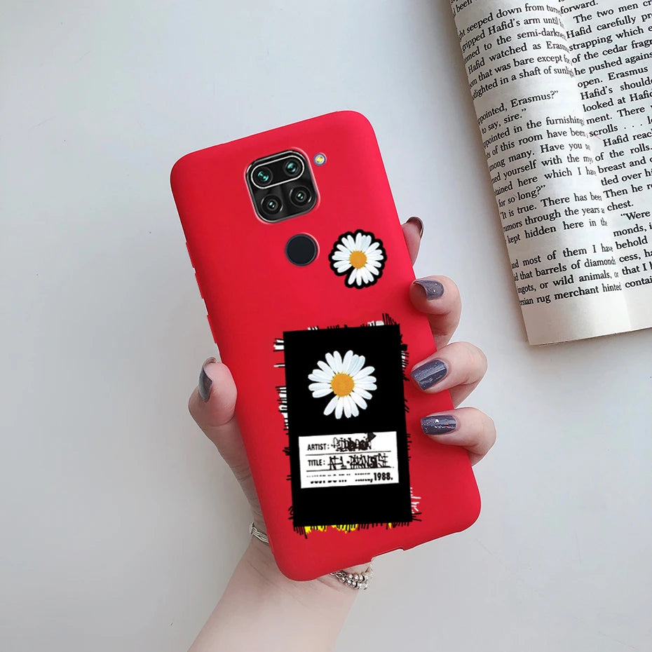 Case For Xiaomi Redmi Note 9 Case Soft TPU Silicon Cover Xiaomi Xiomi Redmi Note 9 Note9 RedmiNote9 phone back Cases Cover Funda Watermelon red Xiaomi Redmi Note 9