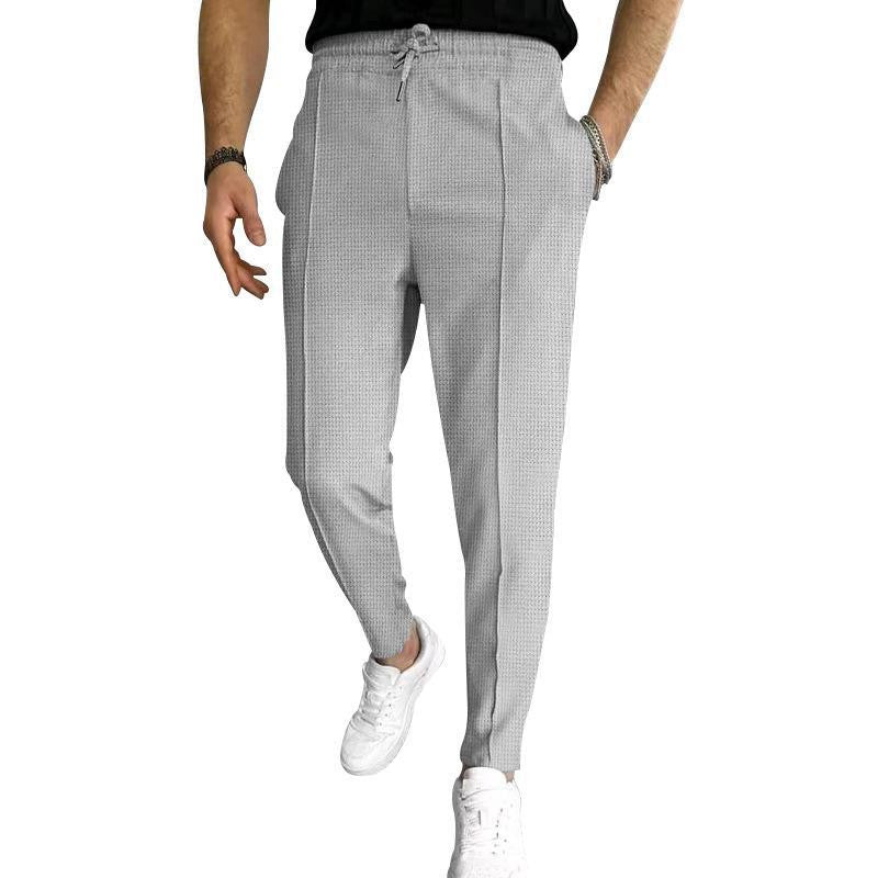 Cute Men's Male Drawstring Exercise Casual Trousers Pants