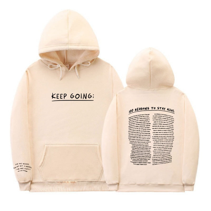 Letter Printing Long-sleeved Drawstring Hooded Sweatshirt With Pockets Fashion Sports Hoodie Womens Clothing FS5274 Khaki