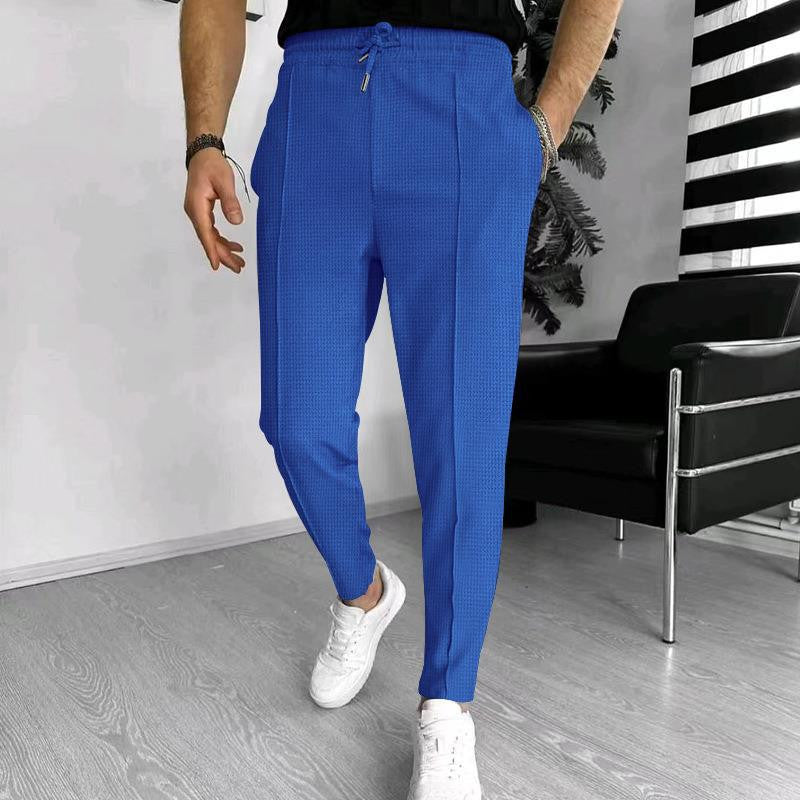 Cute Men's Male Drawstring Exercise Casual Trousers Pants