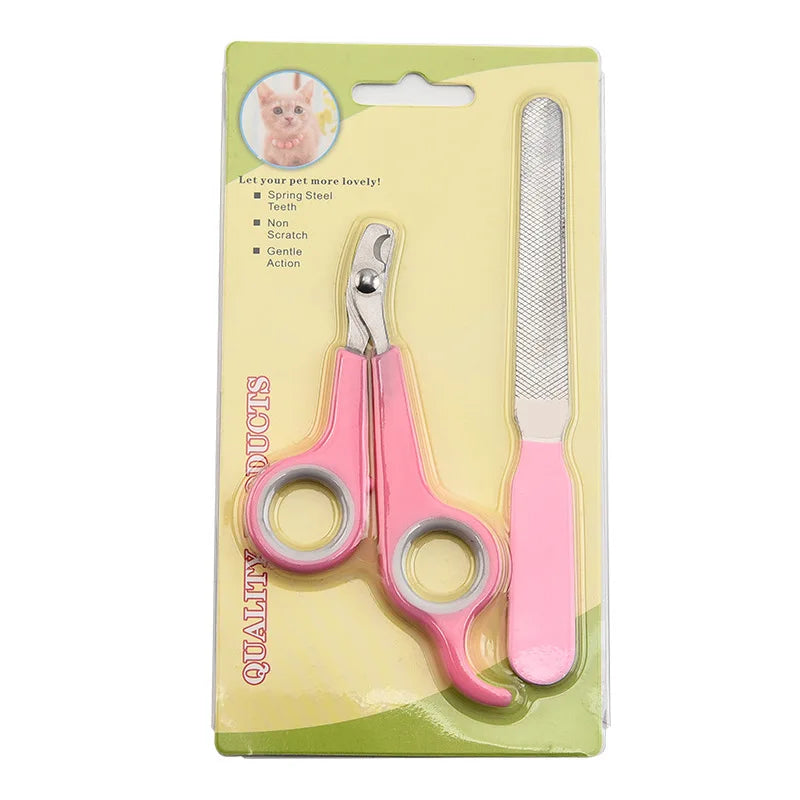 Professional Dogs Hair Scissor Stainless Steel Scissors with Round Tip Pets Cat Dog Durable Safety Hair Dog Grooming Accessories 08 set