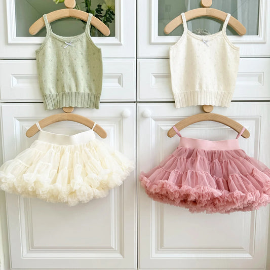 Baby Girls Tutu Skirt for Kids Birthday Children Puffy Tulle Skirts for Girl Toddler Party Princess Mini Girl Clothes 2-7 Years
